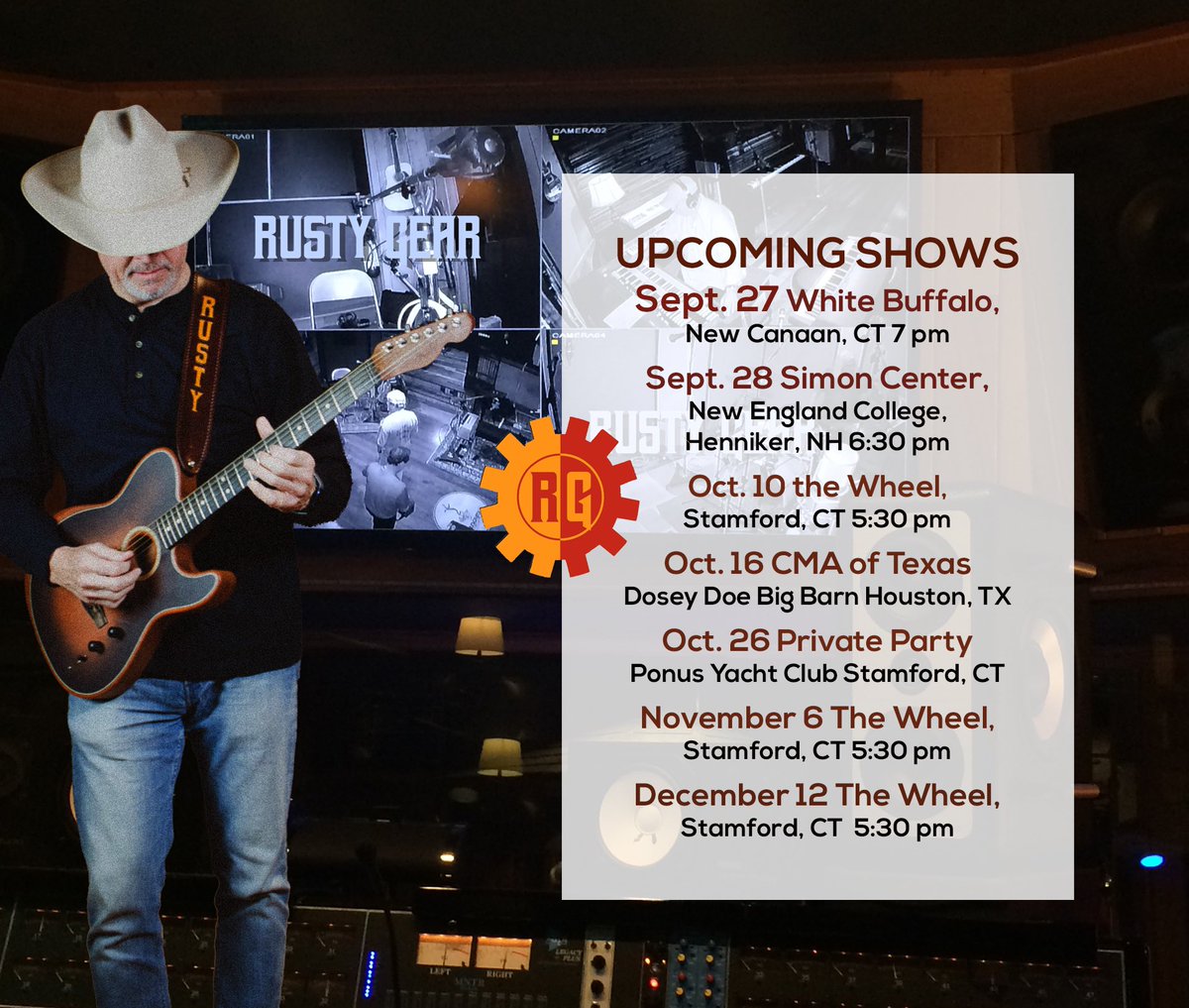 Rusty Gear Fall Schedule 🍁