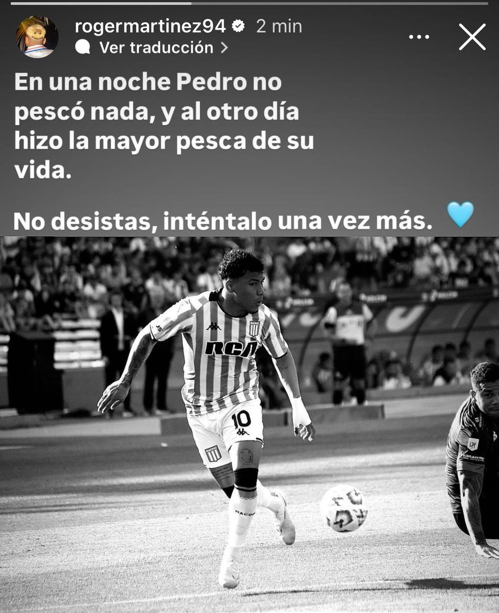 lukaperiale's tweet photo. Una historia más al cuaderno.

Yo confío en Roger. https://t.co/S3qVl1DTsr