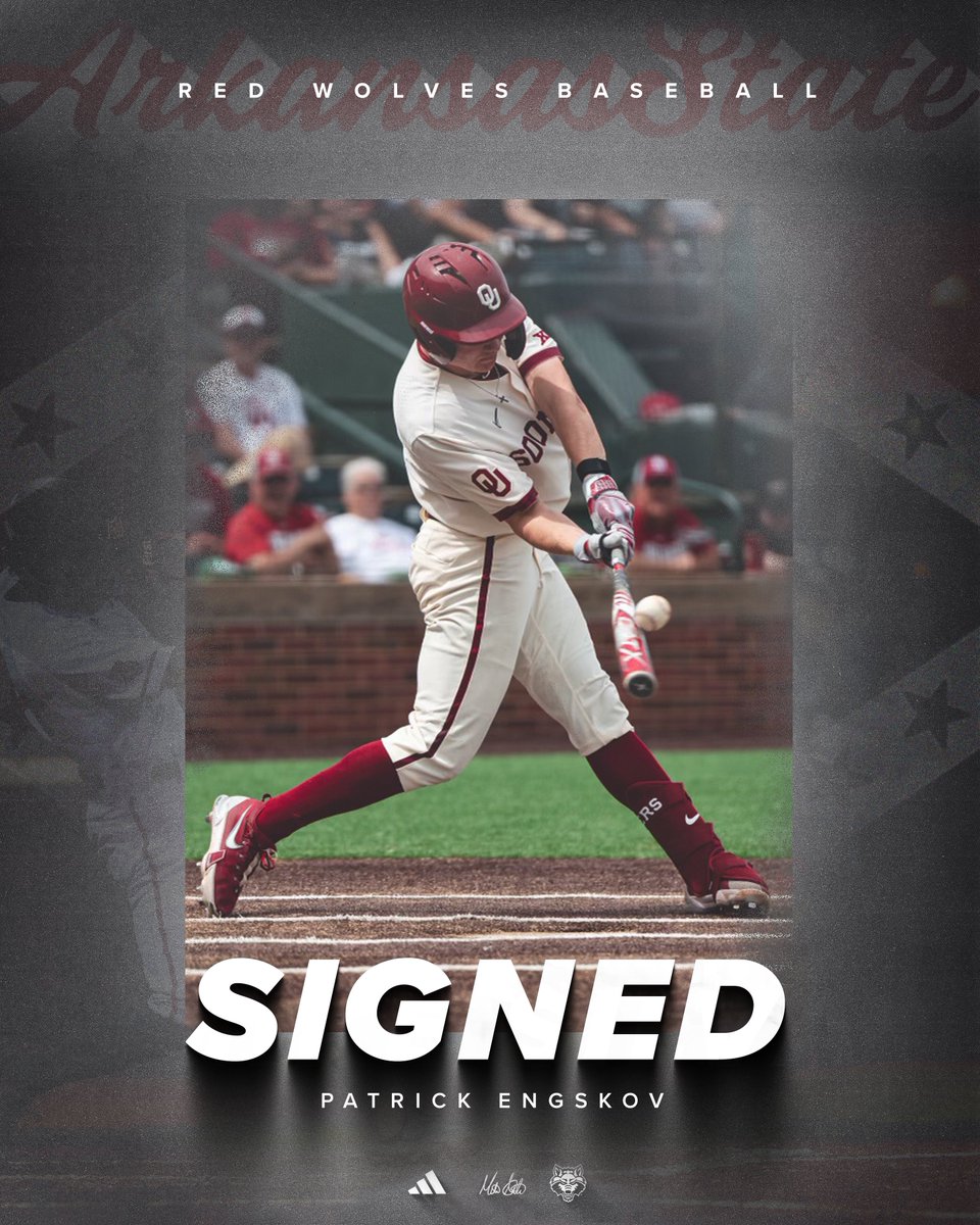 Welcome to The Pack❗️❗️❗️

🐺 Patrick Engskov
⚾️ UTL | R/R
📍 Little Rock, Ark. | Oklahoma
⬛️ Scored three runs and stole a base over 11 games in 2023.

#WolvesUp