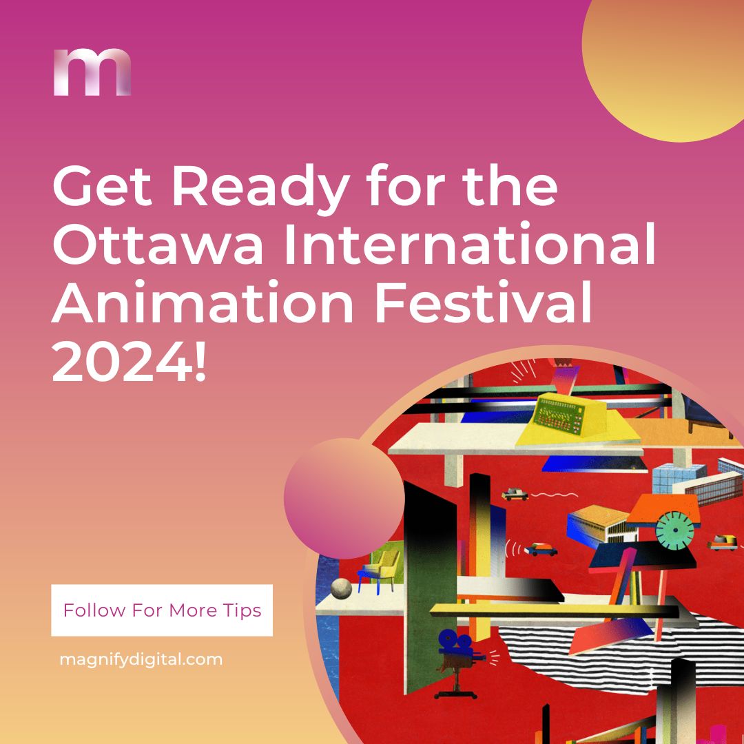 🎥✨ Ottawa International Animation Festival 2024 is coming! ✨<a href="/OIAF_Animation/">Ottawa International Animation Festival (OIAF)</a>🎥Sept 25-29: films, expert talks, and networking in Canada’s capital. 🎬 Discover new voices. 🌟 See world premieres. 🎤 Catch Moyra Rodger from Magnify Digital speaking! #OIAF #Animation #Filmmakers
