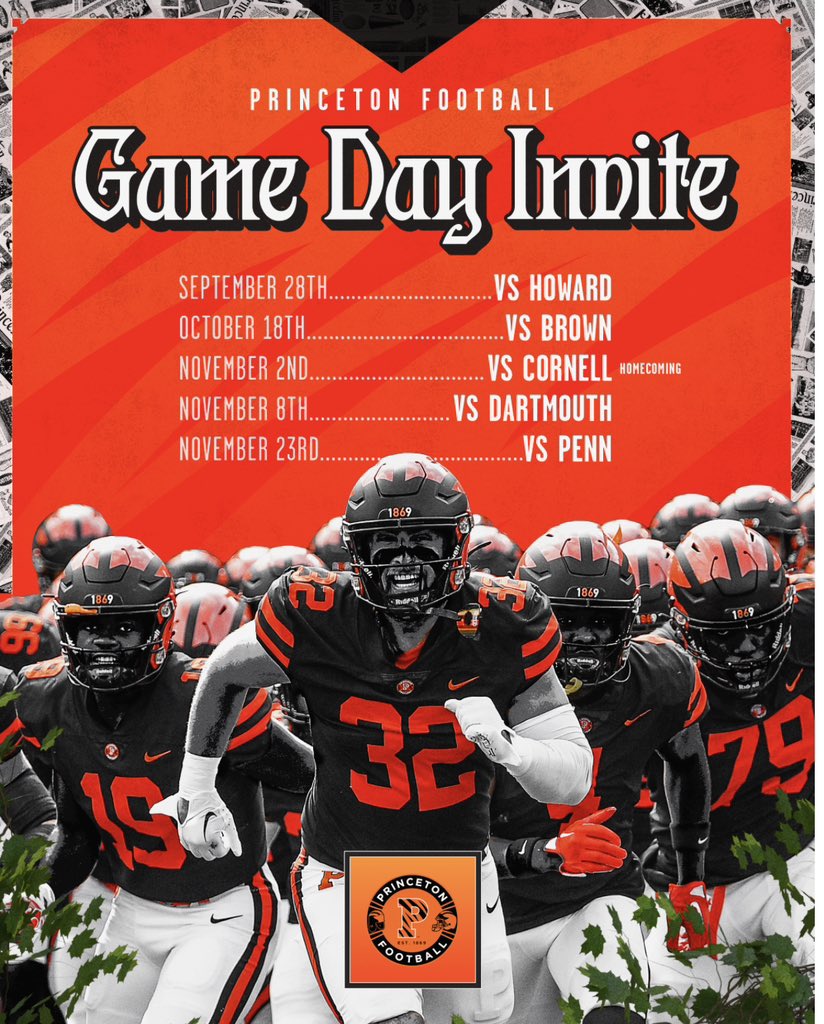 Thank you <a href="/RyanFracPU/">Ryan Fraccaroli</a> and <a href="/PrincetonFTBL/">Princeton Football</a> for the GameDay Invite! Excited to get on campus and experience the Princeton culture!