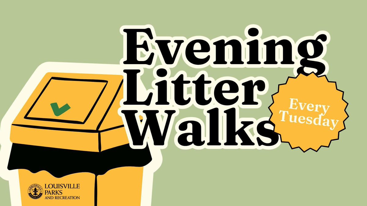 Tomorrow evening there’s a #volunteeropportunity in #LannanPark over on 26th.
They provide everything you need to help out… you just show up in walking shoes, ready to help ☀️ 😁 ☀️ 

#LouisvilleKY