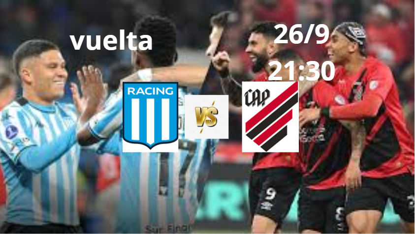 racing vs paranaense en la vuelta aca se define si se queda costas  en la ida perdimo 1-0
vamos <a href="/RacingClub/">Racing Club</a>