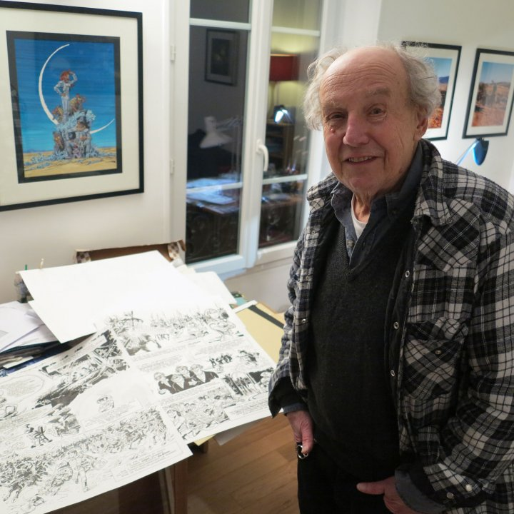 TheSpaceshipper's tweet image. Jean-Claude Mézières (1938-2022) was born 86 years ago today.  

The French illustrator created the amazing universe of Valerian &amp;amp; Laureline. And no one can forget his work on The Fifth Element (1997). 🥰