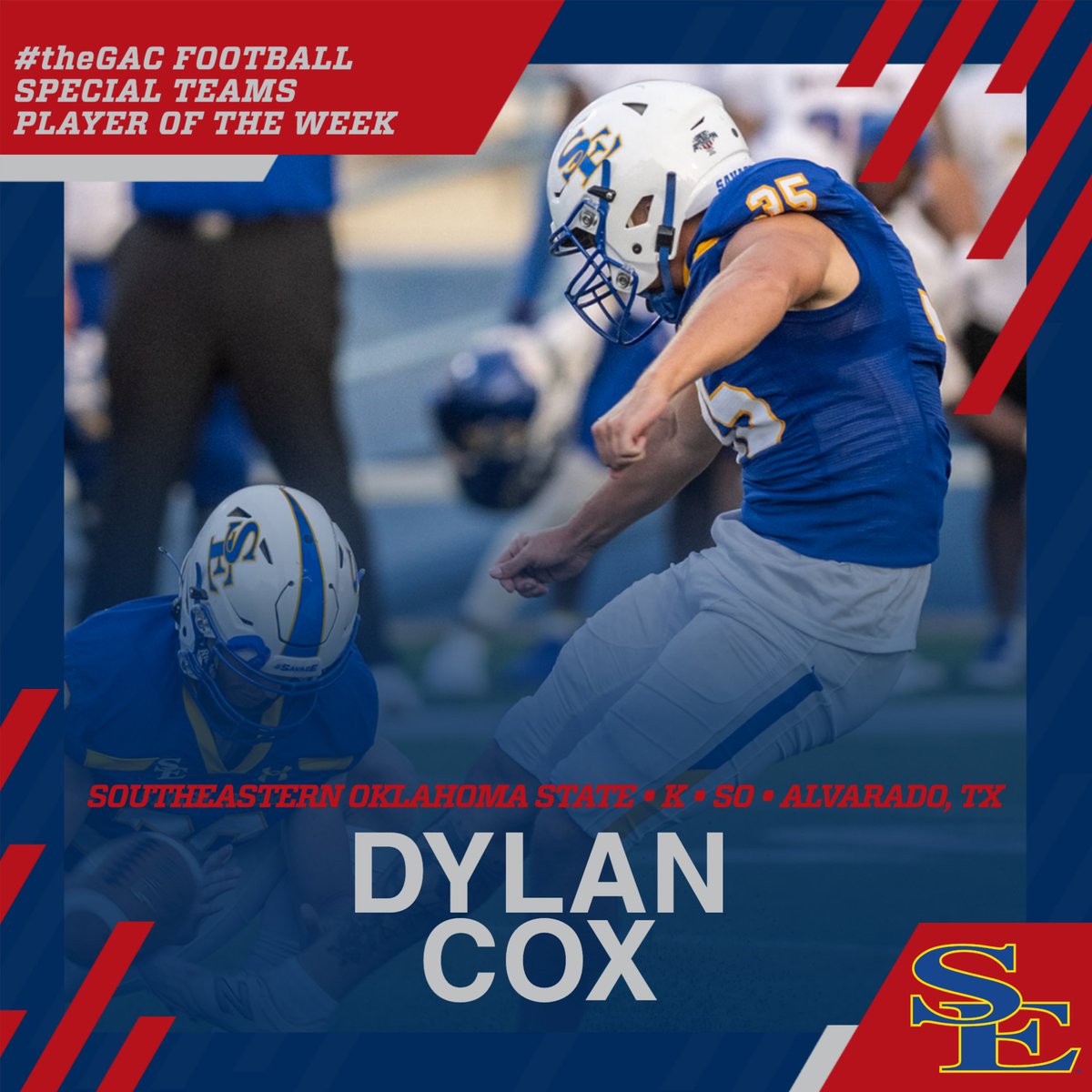 #TheGAC (@gacathletics) on Twitter photo #theGAC 🏈 WEEK THREE PLAYERS OF THE WEEK: Offensive - Jeremiah Davis, RB <a href="/ReddiesFB/">Henderson State Football</a>
Defensive - Ty Dugger, DB <a href="/Harding_FB/">Harding Football</a>
Special Teams - Dylan Cox, K <a href="/SavageStormFB/">Savage Storm Football</a> #theGAC 🏈 WEEK THREE PLAYERS OF THE WEEK: Offensive - Jeremiah Davis, RB <a href="/ReddiesFB/">Henderson State Football</a>
Defensive - Ty Dugger, DB <a href="/Harding_FB/">Harding Football</a>
Special Teams - Dylan Cox, K <a href="/SavageStormFB/">Savage Storm Football</a>