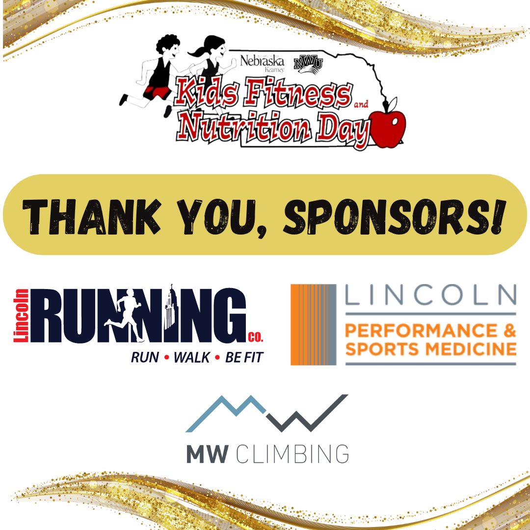 On Monday, September 30, we will host 70 4th graders for Kids Fitness and Nutrition Day. Shout out to our sponsors for helping make this event fun and educational for our youth! <a href="/lincolnrunning/">Lincoln Running Co</a> <a href="/LNKSportsMed/">SportsMedLincoln</a> <a href="/MWclimbing/">MW Climbing</a>