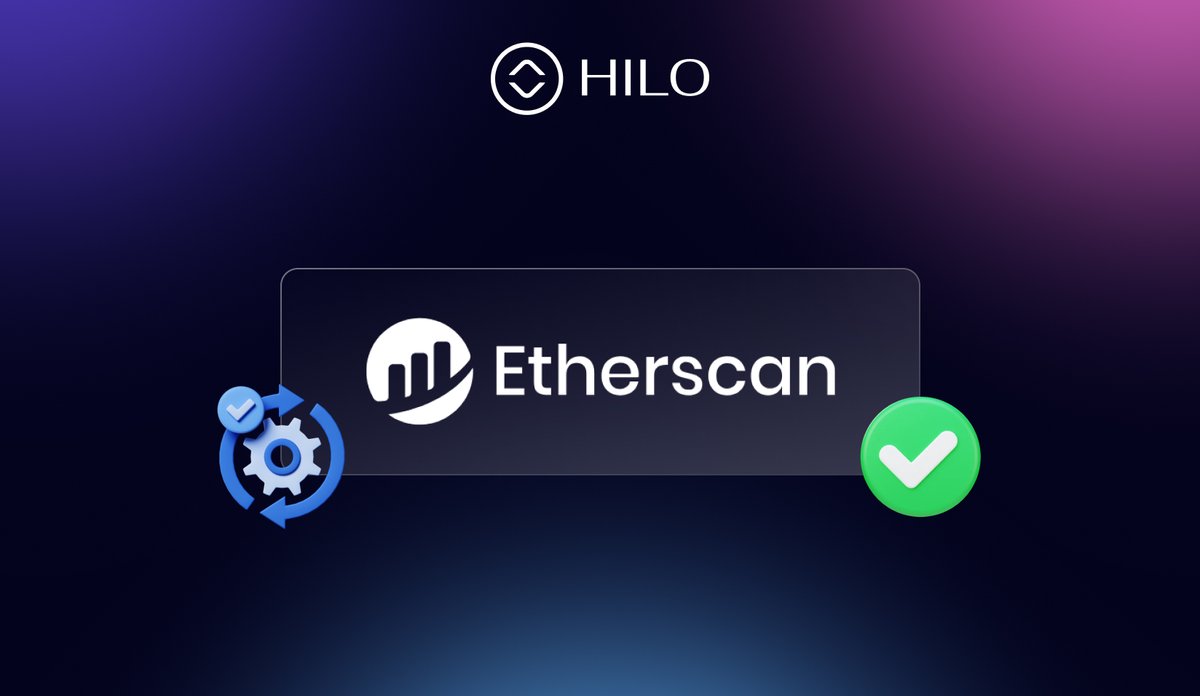 hilotoken's tweet photo. We’re pleased to share that our contract is now verified and fully updated on Etherscan, ensuring full transparency for both current and new holders as we move through the migration phase.

We’ve been clear and transparent from day one, and we’re continuing that commitment. If you missed the $HILO migration, make sure to contact our support and read the whitepaper for all the details. All contract addresses are available there as well.

⚠️ Our official links are on CoinMarketCap and CoinGecko. Any other groups are scams. Be careful of replies or DMs claiming to be from our team, they're definitely fake.