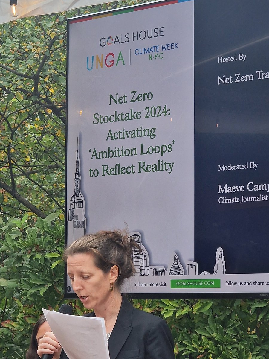 Great event on 'Net Zero Stocktake 2024: Activating Ambition Loops', introduced by <a href="/hlcchampions/">Climate High-Level Champions</a> <a href="/JenKenAustin/">Jen Austin</a>  - thanks to <a href="/thomasnhale/">Thomas Hale</a> for leading the research into how #RaceToZero is working.  And we love the mention of <a href="/AmbitionLoop/">Ambition Loop</a> in the title!!!