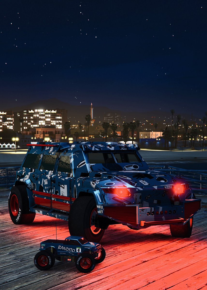 daniel_hill2022's tweet photo. „Bring your kid to work day“ 🤪 RC Bandito and matching Nightshark
#RockstarGames 
#GTAOnline 
#PS5Share #GTAV https://t.co/OwwX7AsrCm