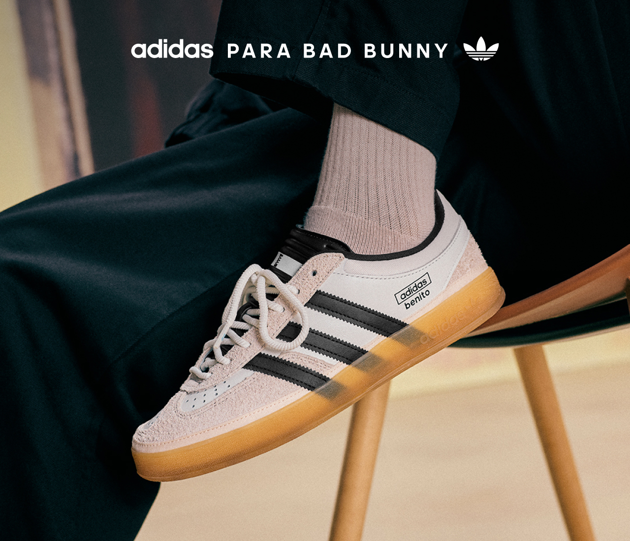 SOLELINKS on X Ad Dropped via SSENSE Bad Bunny x adidas Gazelle Indoor Core White Core Black Gum https t 30xnvOF9TR https t pv23nCu7uo X