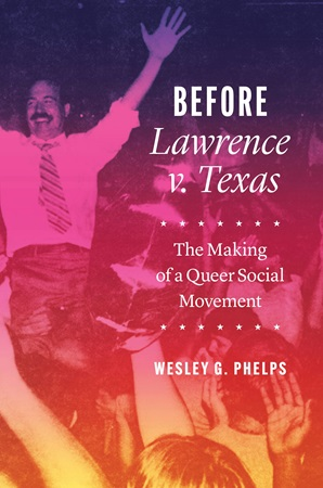 arielronid's tweet photo. Just announced this Clements Center talk by @WesleyPhelps20 about his recent book, Before Lawrence v. Texas: The Making of a Queer Social Movement. Months away but I'm already looking forward to it.
https://t.co/Vgo6h4E0OL https://t.co/qEIoPDe1hq