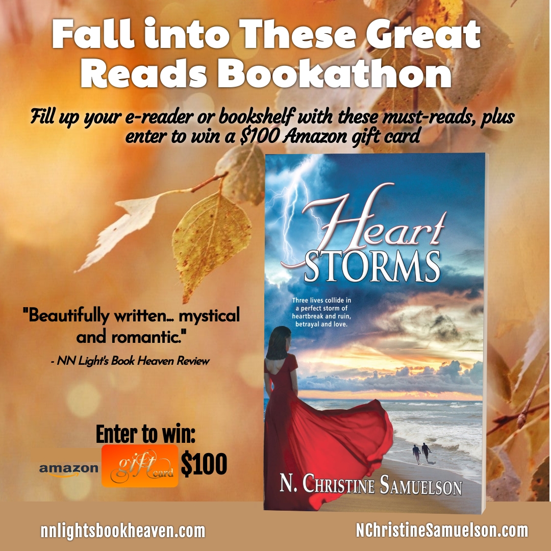 Finished your beach reads &amp; looking for great fall books? Find them @NNP_W_Lights Book Heaven Fall Into Great Reads Bookathon.

Plus enter to win $100 Amazon #GiftCardGiveaway:
nnlightsbookheaven.com/post/heart-sto…

#romancebooks #romancereaders #giveawayalert #mustread #readersoftwitter