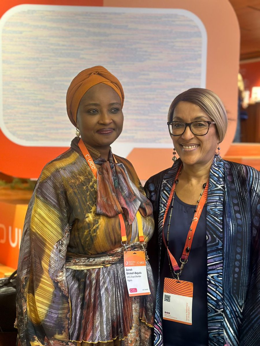 DrZSB's tweet photo. FACT: CANCER IS NOT A DEATH SENTENCE. 
These beautiful ladies have fought, or are fighting cancer. I included Maria because she helped her mum beat cervical cancer. We must not forget to celebrate the care givers. 

At #WCC2024, patient advocates took center stage, with a surprising number from LMICs. We are winning. 

I chair the Network of Persons Living with Cancer of Nigeria and it can be quite emotional watching the wins. Let’s celebrate these heros.