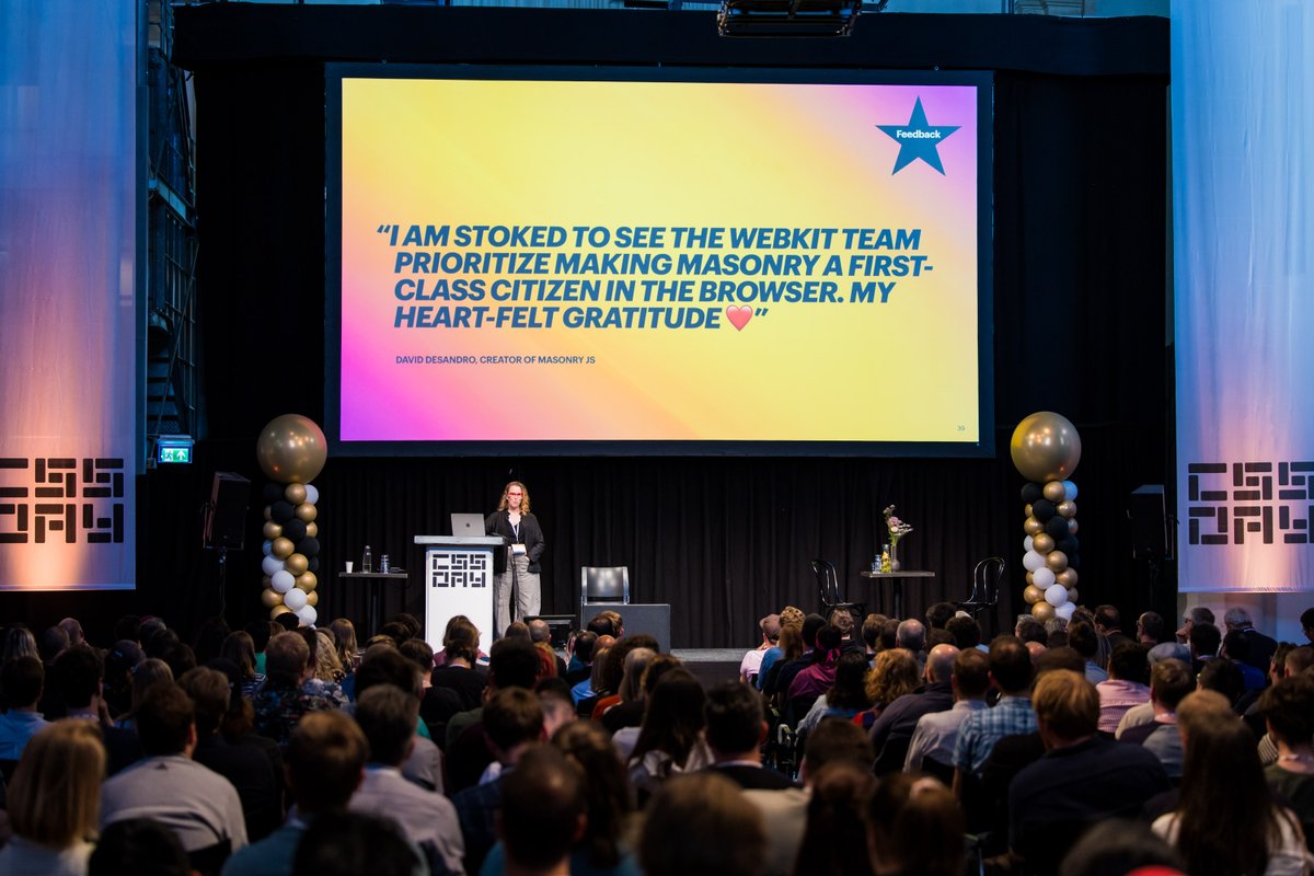 CSS Day conference (@cssdayconf) on Twitter photo CSS Masonry Layouts — <a href="/stubbornella/">Nicole Sullivan @nicolesullivan.bsky.social</a> #CSSDay youtube.com/watch?v=3h6BCT… CSS Masonry Layouts — <a href="/stubbornella/">Nicole Sullivan @nicolesullivan.bsky.social</a> #CSSDay youtube.com/watch?v=3h6BCT…
