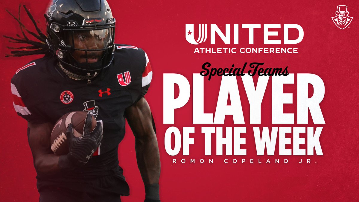 Austin Peay Football (@govsfb) on Twitter photo ๐จ๐๐ ๐ฆ๐ฃ๐๐๐๐๐ ๐ง๐๐๐ ๐ฆ ๐ฃ๐๐๐ฌ๐๐ฅ ๐ข๐ ๐ง๐๐ ๐ช๐๐๐ ๐ฉ๐
๐ก๐ธ๐ถ๐ธ๐ท ๐๐ธ๐น๐ฎ๐ต๐ช๐ท๐ญ ๐๐ป.
8โฃ2โฃ-yard punt return TD
9โฃ6โฃ punt return yards
1โฃ5โฃ2โฃ combined kick return yards
๐๏ธ --> tinyurl.com/bdhk232a
<a href="/romon_jr/">Romon Copeland Jr</a> | #LetsGoPeay ๐จ๐๐ ๐ฆ๐ฃ๐๐๐๐๐ ๐ง๐๐๐ ๐ฆ ๐ฃ๐๐๐ฌ๐๐ฅ ๐ข๐ ๐ง๐๐ ๐ช๐๐๐ ๐ฉ๐
๐ก๐ธ๐ถ๐ธ๐ท ๐๐ธ๐น๐ฎ๐ต๐ช๐ท๐ญ ๐๐ป.
8โฃ2โฃ-yard punt return TD
9โฃ6โฃ punt return yards
1โฃ5โฃ2โฃ combined kick return yards
๐๏ธ --> tinyurl.com/bdhk232a
<a href="/romon_jr/">Romon Copeland Jr</a> | #LetsGoPeay
