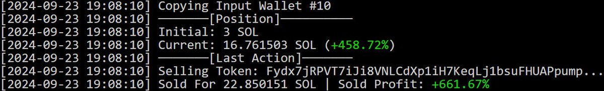 markets feel decent right now
getting a lot of smaller wins the last few days, but it's adding up real nice

$unc
3 sol -&gt; 22 sol