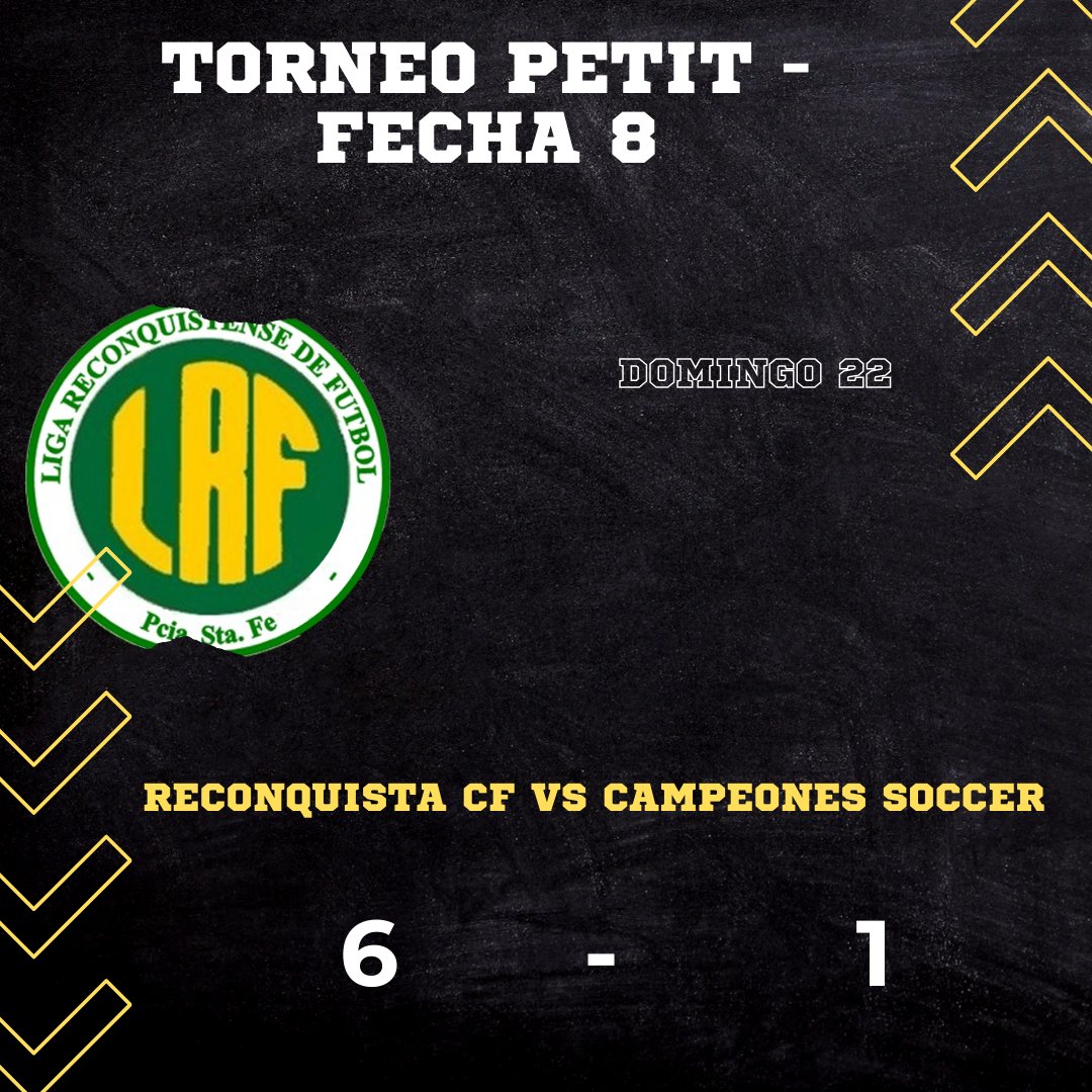 Liga Reconquistense Oficial (@ligareconoficia) on Twitter photo 