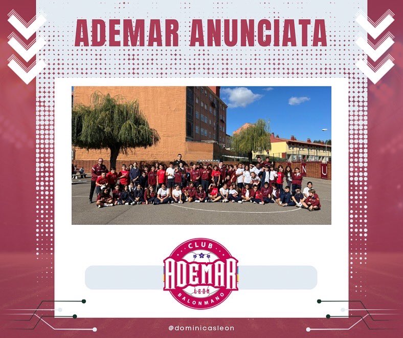 🤾🏽 Hoy hemos tenido la visita del <a href="/leonademar/">nalú</a> para presentarnos una nueva extraescolar La Anunciata-Ademar. 

Gracias a los jugadores por acercarnos al mundo del balonmano. 

ℹ️Inscripciones en SM EDUCAMOS (web) desde el 24/09/24.