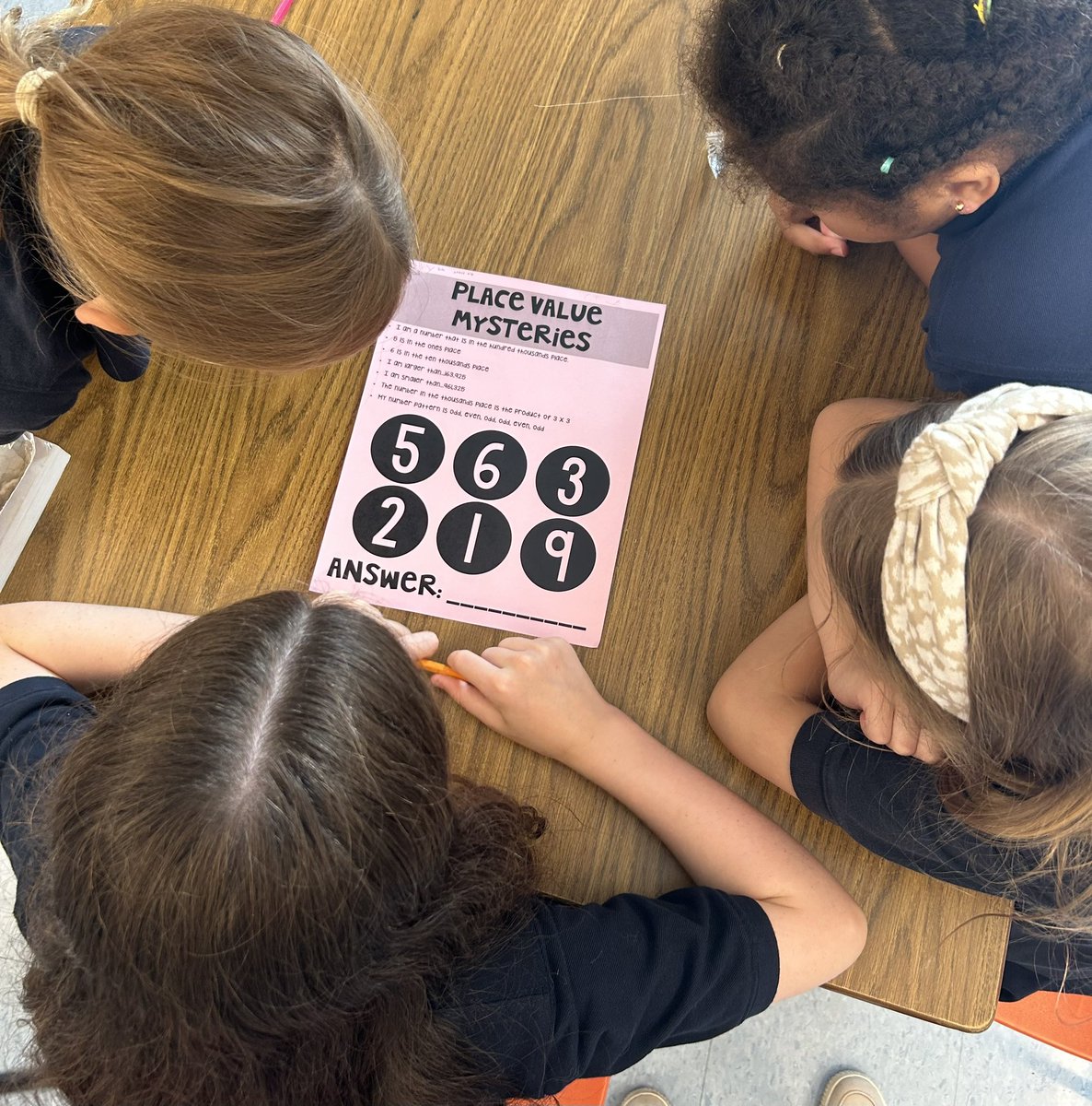 msfarronato's tweet photo. Place value sort, match and mystery 🔎 Getting ready for our check-in tomorrow! @stjburlington https://t.co/eHmaRxIbNp