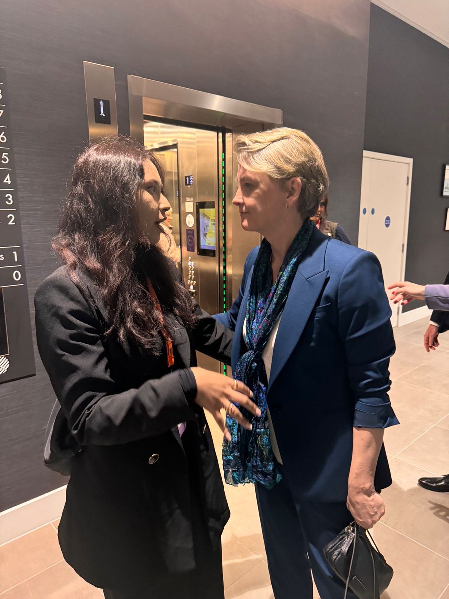 Maisha (@cllr_maishab) on Twitter photo Great to speak with our new Home Secretary <a href="/YvetteCooperMP/">Yvette Cooper</a> at Labour Conference about the importance of putting VAWG at heart of this governments agenda.
Great to hear that this government will introduce new specialist domestic abuse workers in 999 control rooms. Great to speak with our new Home Secretary <a href="/YvetteCooperMP/">Yvette Cooper</a> at Labour Conference about the importance of putting VAWG at heart of this governments agenda.
Great to hear that this government will introduce new specialist domestic abuse workers in 999 control rooms.