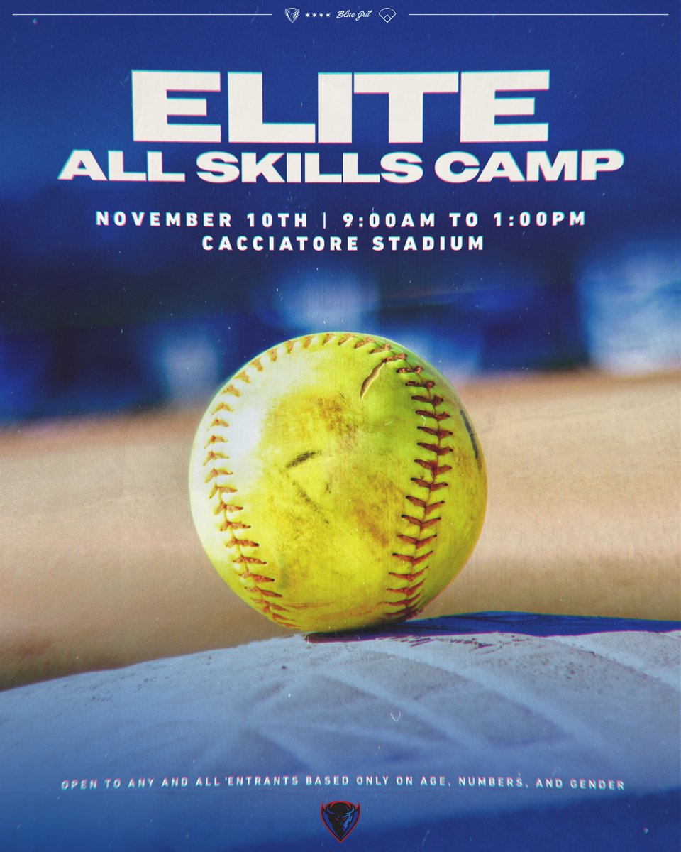 Join us for our second fall camp on November 10th at Cacciatore Stadium!

Register here: ow.ly/Xyiv50TtKiG

#BlueGrit🔵😈