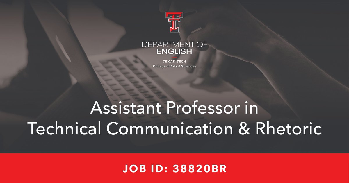 Tech Comm & Rhetoric at TTU tweet media