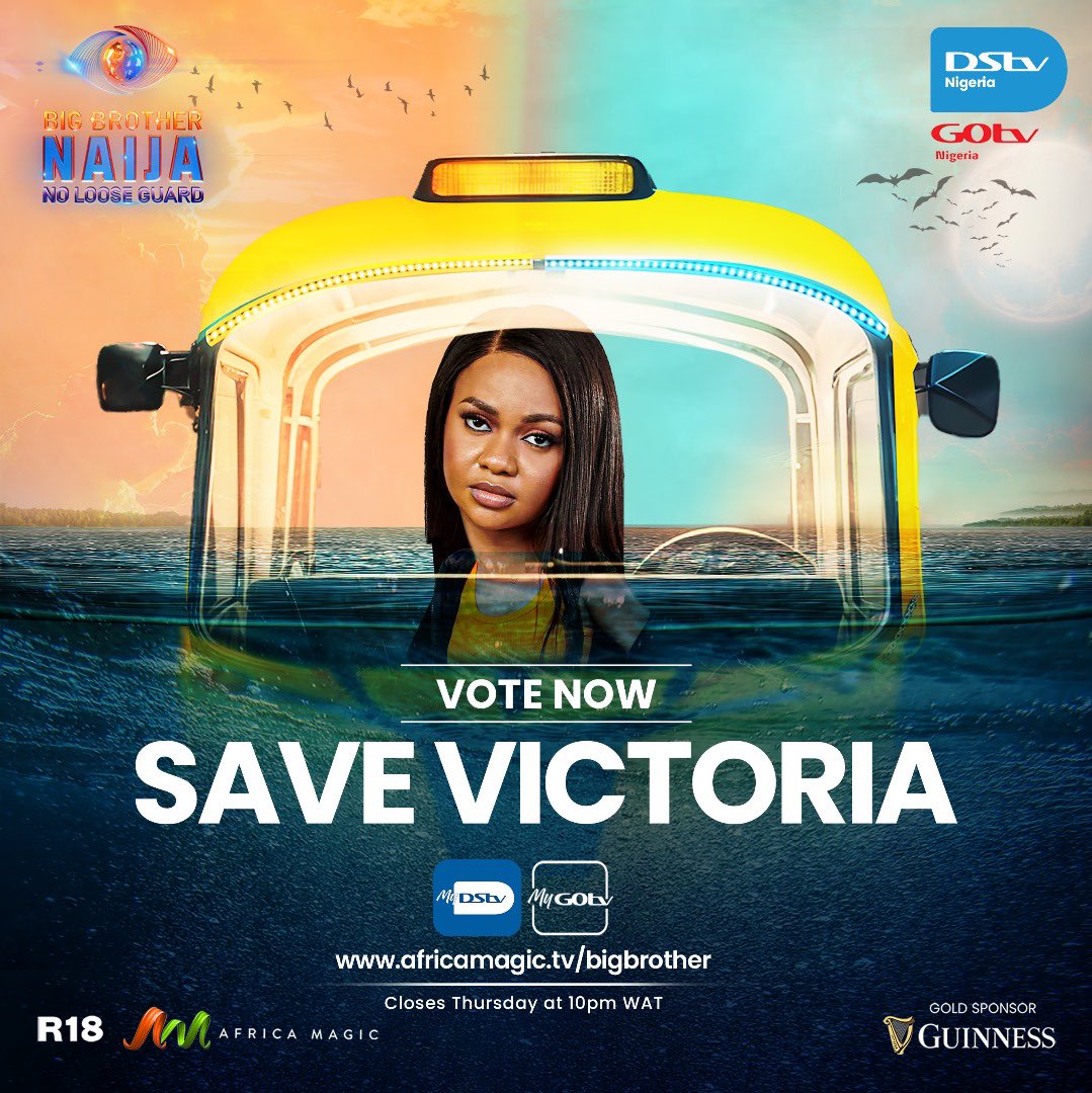 Victoria_uvo's tweet photo. #BBNaija Vikings, this is the penultimate voting week, and the stakes couldn’t be higher. Every single vote counts more than ever before. We’ve come too far to slow down now. This is the moment where we push harder, stay focused, and ensure Victoria remains at the top. 

Treat this week with the utmost importance and vote like her fate depends on it, because it does. Vote via the website, mobile site, MyDstv and MyGotv apps. Make sure you exhaust all voting options and get your family and friends to do the same. VOTE VICTORIA

Check pinned tweet for step by step voting process. Click link in bio to vote. Voting starts by 9pm!!