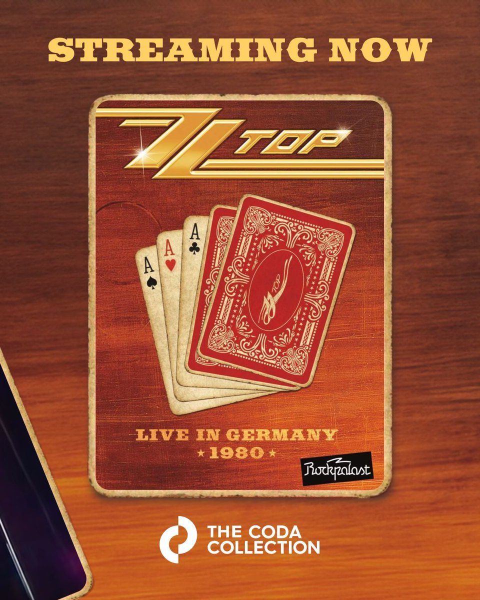 Live at the Rockpalast features ZZ Top's 1980 performance for Rockpalast. Hot on the heels of their classic Deguello album, the show sees ZZ Top in their essence. 

Watch now on The Coda Collection
buff.ly/47kJsKq