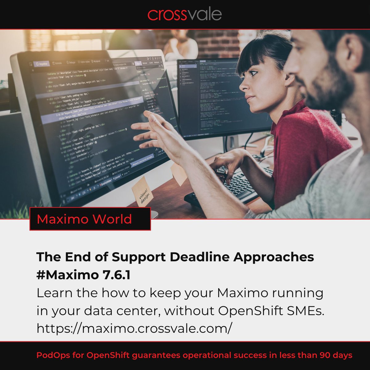 tmillard_ce's tweet image. 🚨 Attention Maximo Users! Are you ready to make the transition to OpenShift? The deadline is approaching fast!.

Download now! 👉 hubs.ly/Q02QkPzH0

#Maximo #MaximoWorld #OpenShift #IBM #CloudComputing #Crossvale