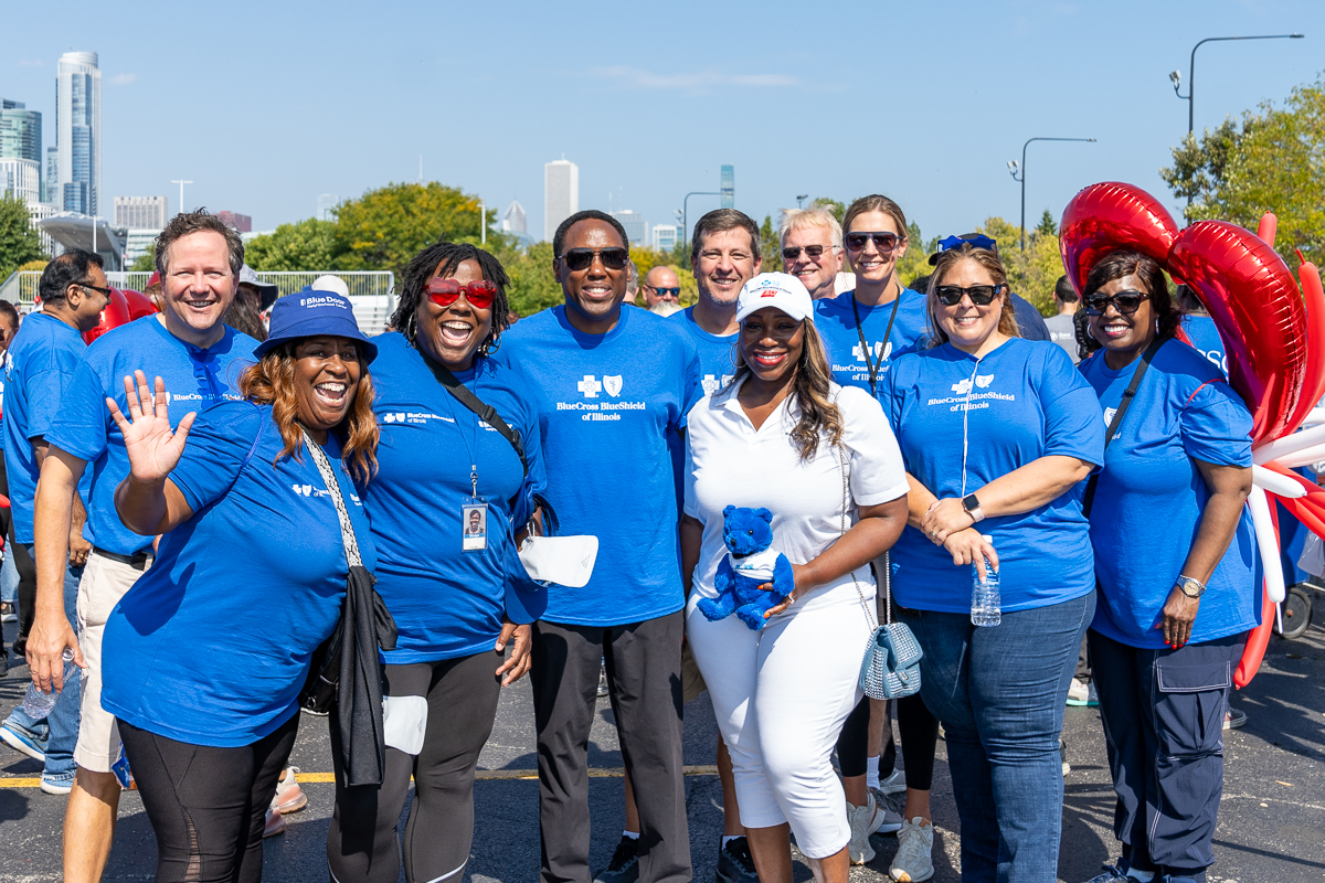 BCBSIL's tweet photo. We celebrated the @American_Heart Association Heart Walk last week! Thank you to all who participated, donated, and supported this important cause. Together, we can fight heart disease and stroke ❤️ #Heartwalking #ChicagoHeartwalk https://t.co/lvlFhVxw1F