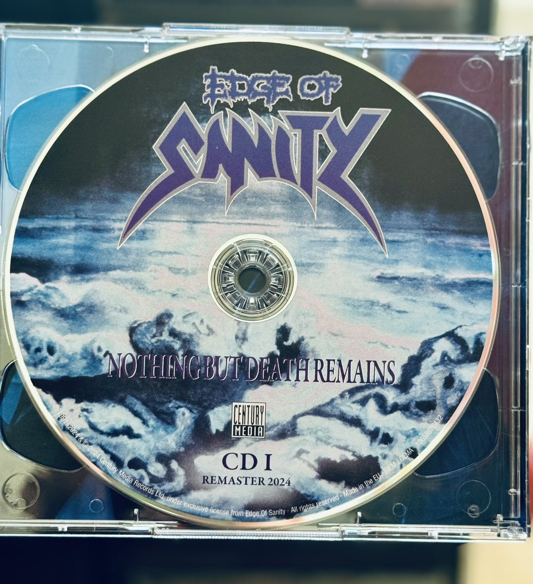 Chris112183's tweet photo. Now paying ๐ฟ
Nothing But Death Remains , 1991 by Edge Of Sanity
2024 Europe Reissue .CD, Deluxe Edition, Limited Edition.
Label: Century Media
#cdcollector #Cdcollection #cdmania https://t.co/I8WPnGjvbg