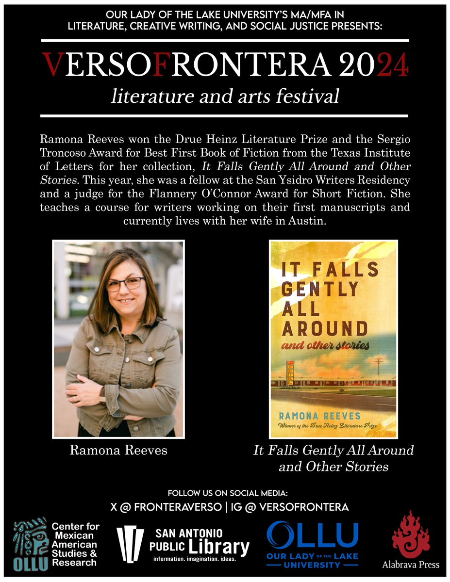 OctQuintanilla's tweet photo. VersoFrontera! The Best Literary Destination in Texas! Save the dates. Oct 18 &amp; 19. Full schedule coming soon! 

@FronteraVerso 

#versofrontera #alabravapress https://t.co/niOuEev9QP