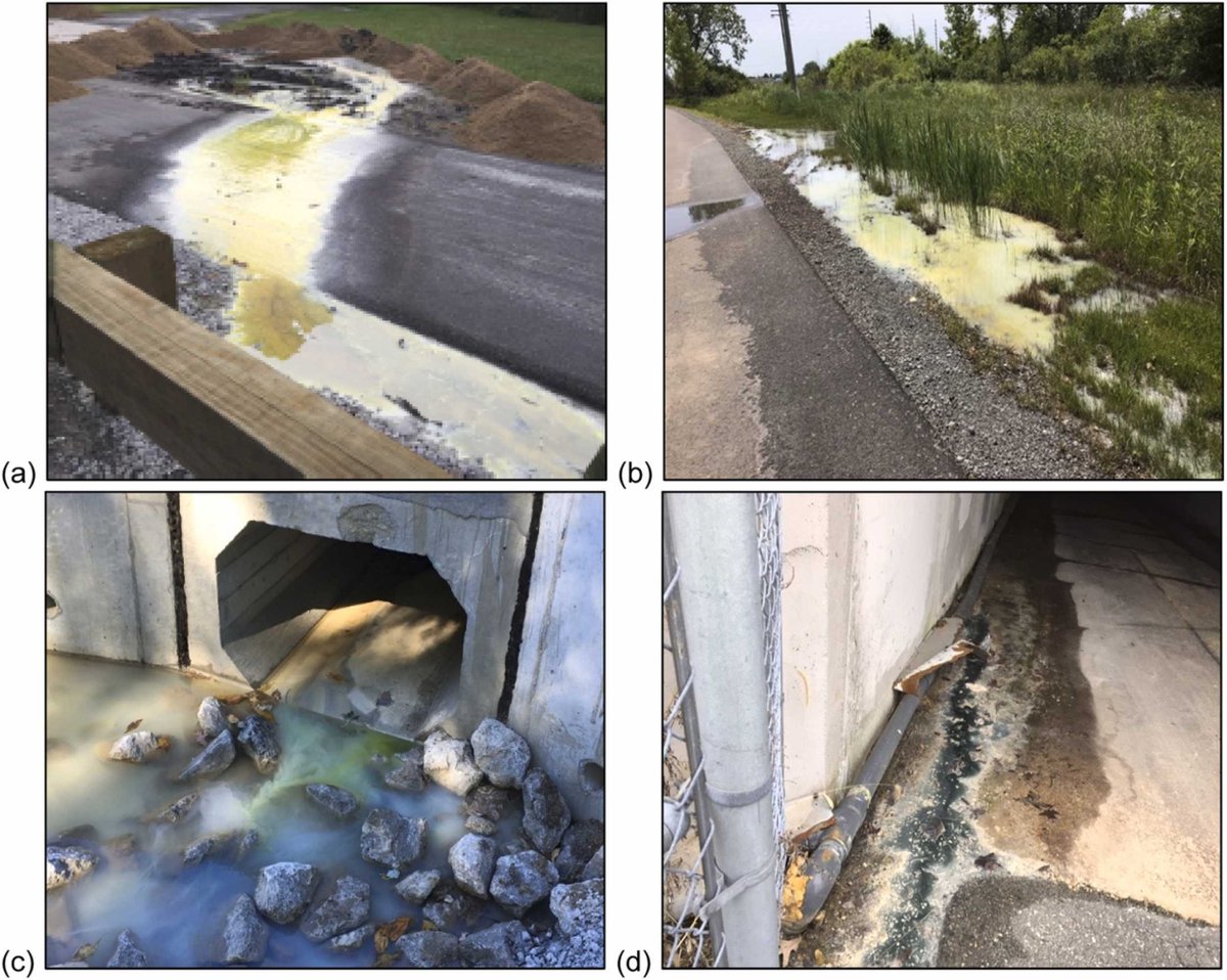Andrew Whelton 🔥💧❄️🌪 (@thewheltongroup) on Twitter photo 📜🚨NEW STUDY OUT🚨📜
A few years back, we were asked to help better understand the colored liquid near some transportation assets.
Our results in <a href="/HAZMAT_journal/">Journal of Hazardous Materials |Letters |Advances</a> now help identify the causes and what needs to be done.
New paper: authors.elsevier.com/a/1jpku15DSlVW… 📜🚨NEW STUDY OUT🚨📜
A few years back, we were asked to help better understand the colored liquid near some transportation assets.
Our results in <a href="/HAZMAT_journal/">Journal of Hazardous Materials |Letters |Advances</a> now help identify the causes and what needs to be done.
New paper: authors.elsevier.com/a/1jpku15DSlVW…