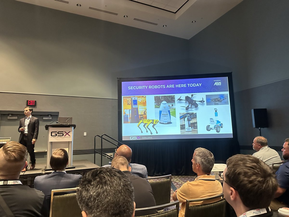 smprobotics's tweet image. At #GSX2024 where new security solutions are featured!
#securityrobotics #ai #Robotics #outdoorsecurity @smprobotics