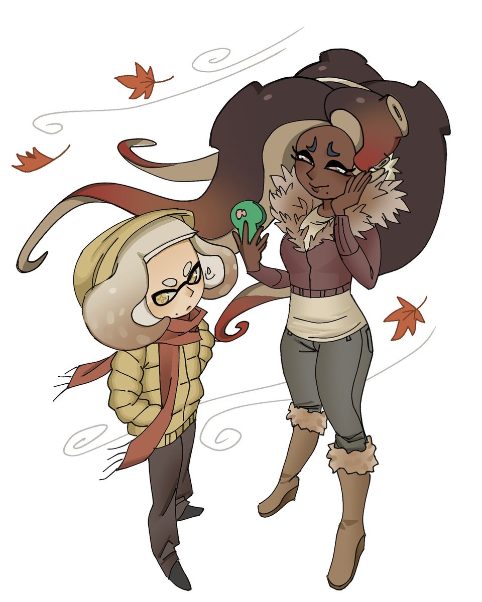 Gloomyshvrk's tweet photo. Autumn pearlina 🍂🍁🦑🐙 https://t.co/hPaaQFhG6B