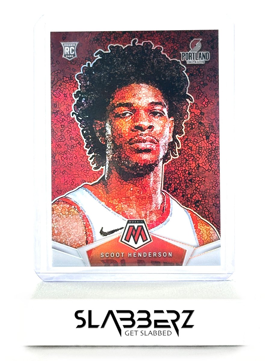 SlabberzDotCom's tweet photo. 🚨 GIVEAWAY TIME 🚨
2023-24 Panini Mosaic Scoot Henderson Micro Mosaic Case Hit SSP #3! 🏀🔥
#Slabberz #GetSlabbed #Giveaway #TheHobby #ScootHenderson #TradingCards #SportsCards
To enter:
✅ Like this tweet
🔁 Repost
👤 Follow @SlabberzDotCom
The winner will be randomly selected using Retweet Picker on Friday, Oct 4th, 2024 at 12:00 PM CST. ⏰
🎯 If the winner doesn’t respond within 24 hours, a new winner will be redrawn!