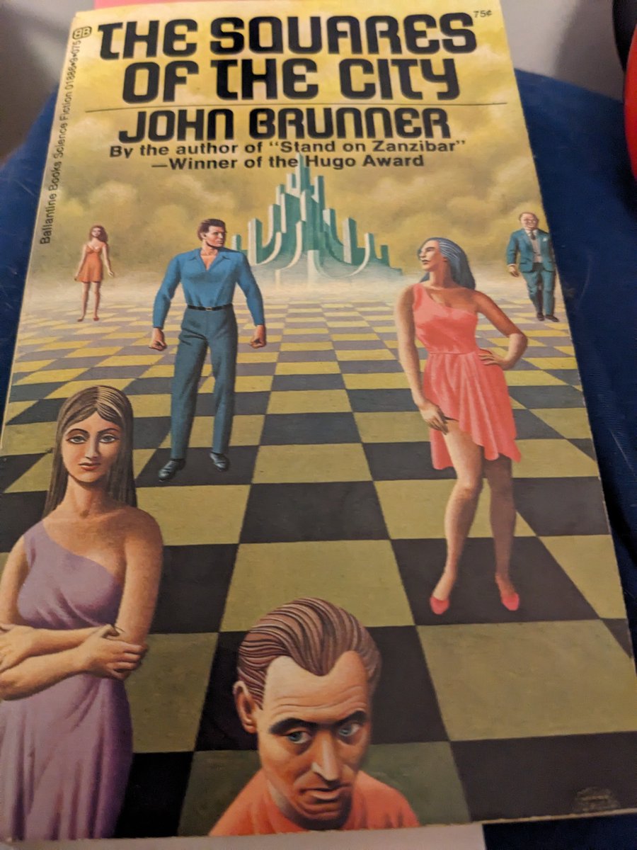 wetcasements's tweet photo. Excited to finally read John Brunner. Need more sci fi in my life! Apparently the entire book is based on a famous 19th century chess match. https://t.co/RfHsBeptsA