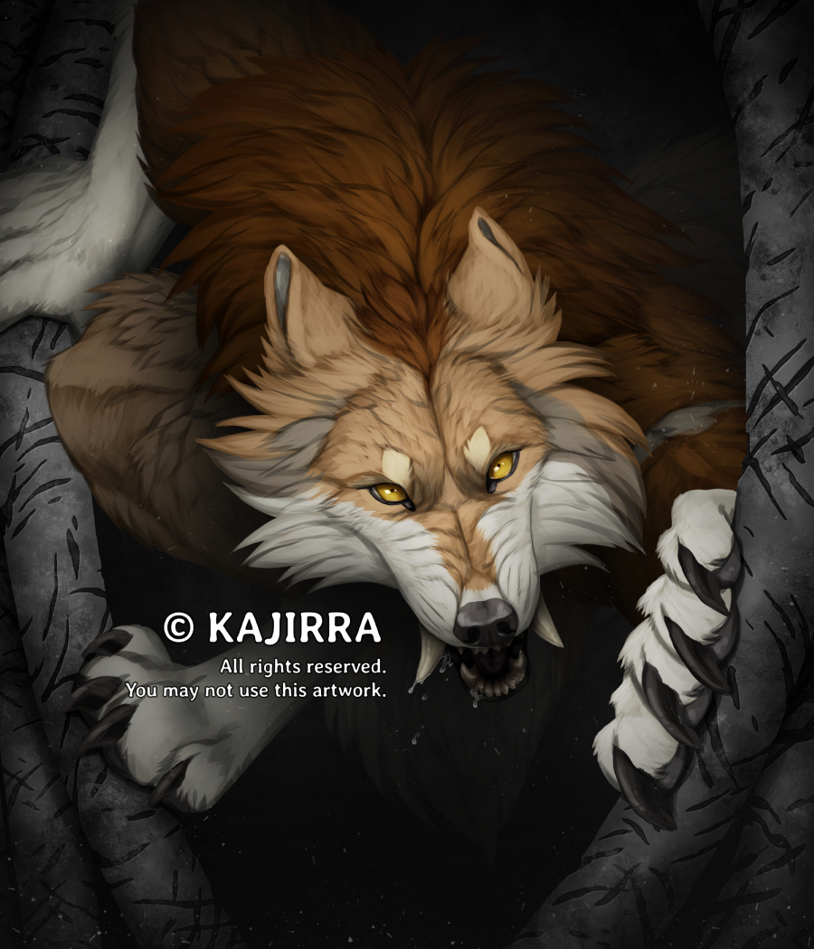 Just in time for Weretober!

Spooky season comm from @/thirakajira