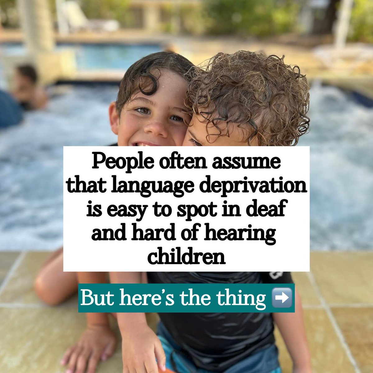 draccess's tweet image. It&apos;s International Sign Language Week! See this powerful post by @raisingbilinguals_ instagram.com/p/DAMbkzKz5q9/…

Deaf &amp;amp; Hard of Hearing 3 yr olds aren&apos;t meeting  language milestones. It’s not because they are deaf. It&apos;s because they are not given access to sign language &amp;amp; deaf peers