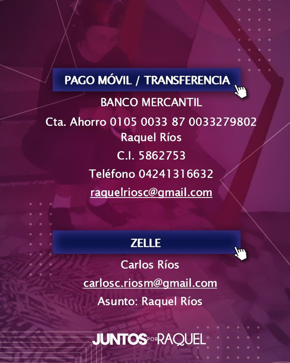 celcit_ve's tweet photo. Ayudemos a Raquel Rios.
Vestuarista y actriz Venezolana. https://t.co/6fq1u3M7jX