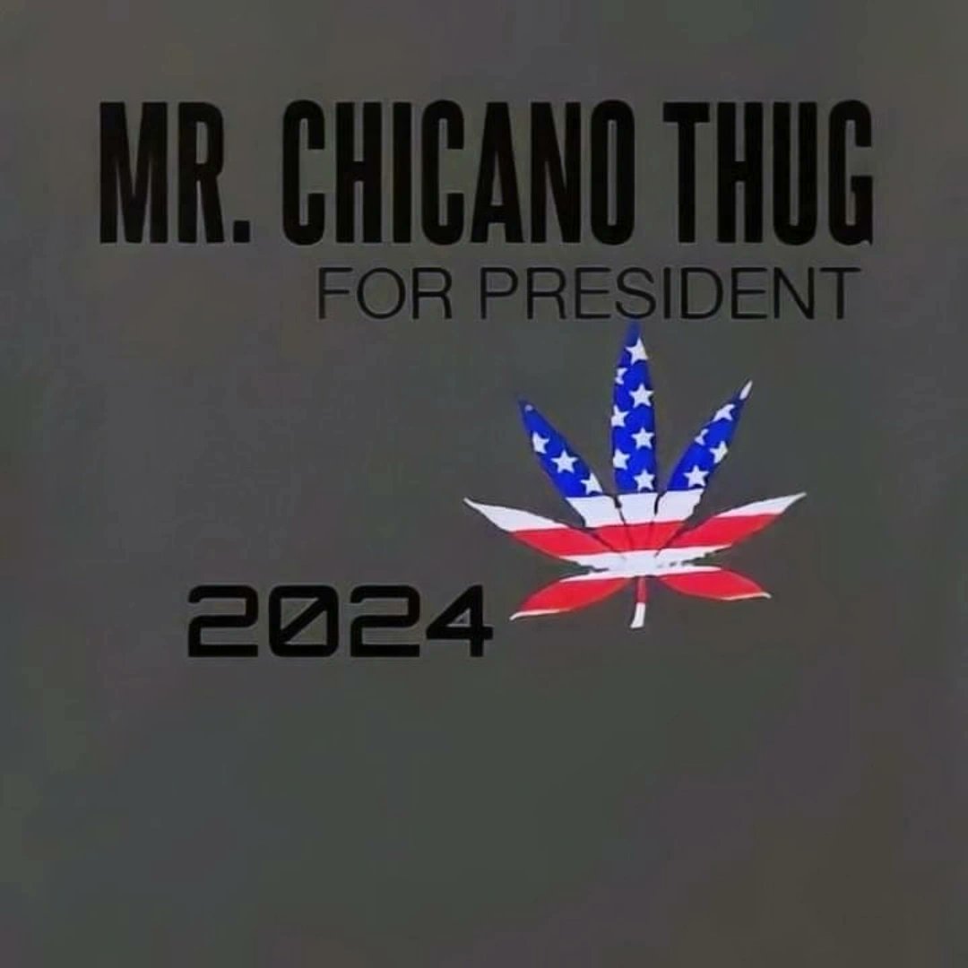 CHICANOTHUGZ's tweet photo. Order Today! The All New #MrChicanoThug4President T-shirts, Tank tops and Hoodies! Available Now! Click here> https://t.co/deIA1coIhA https://t.co/G2XiNRaI0f