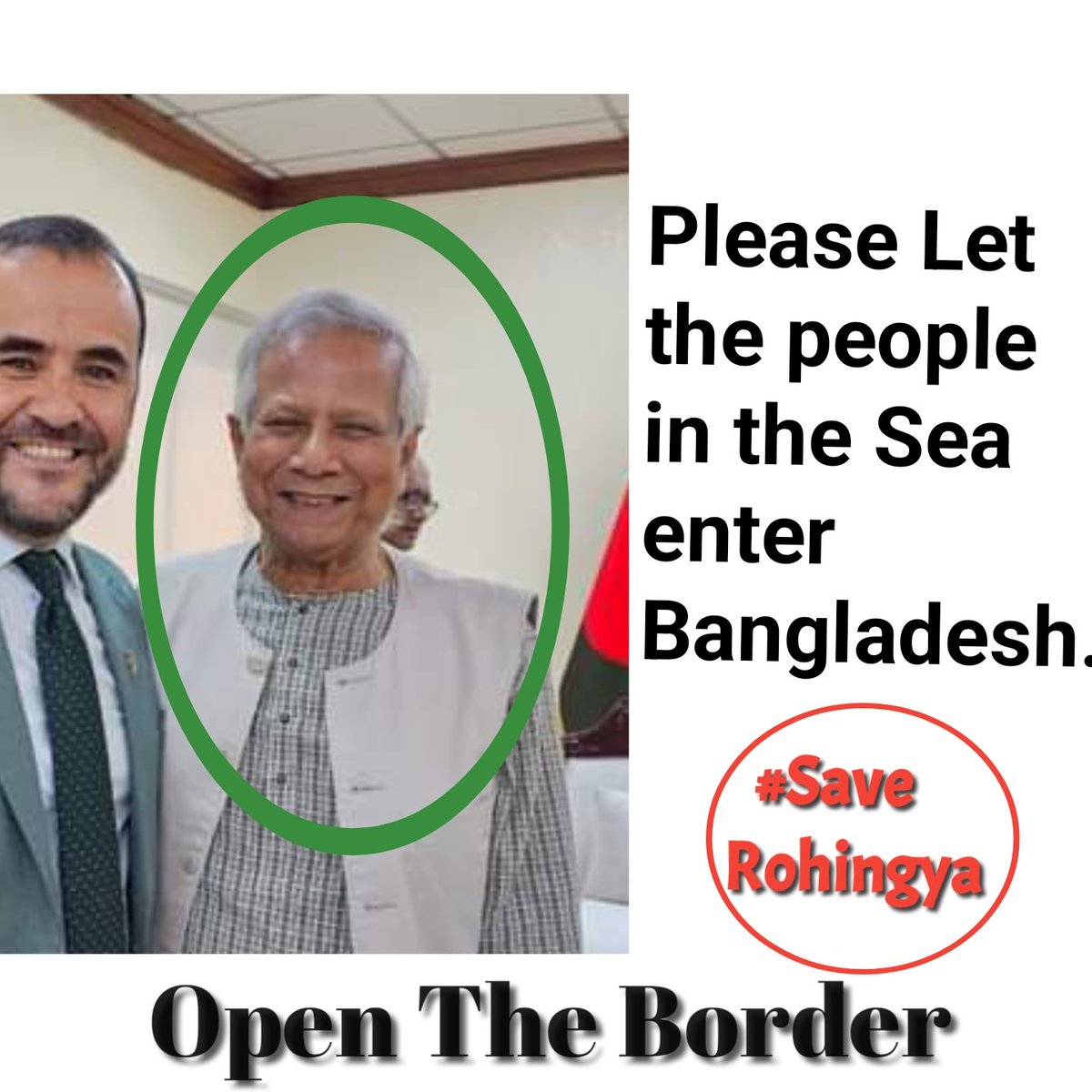 RoMashekh01's tweet image. Rohingya are not being allowed to enter Bangladesh now! @Yunus_Centre you said that your border is open for Rohingya. #WhereNow???
Rohingyas are dying in the sea. 
#HelpThem #DontLetThemDie
• If they die by not being able to enter Bangladesh, We will never forget you.