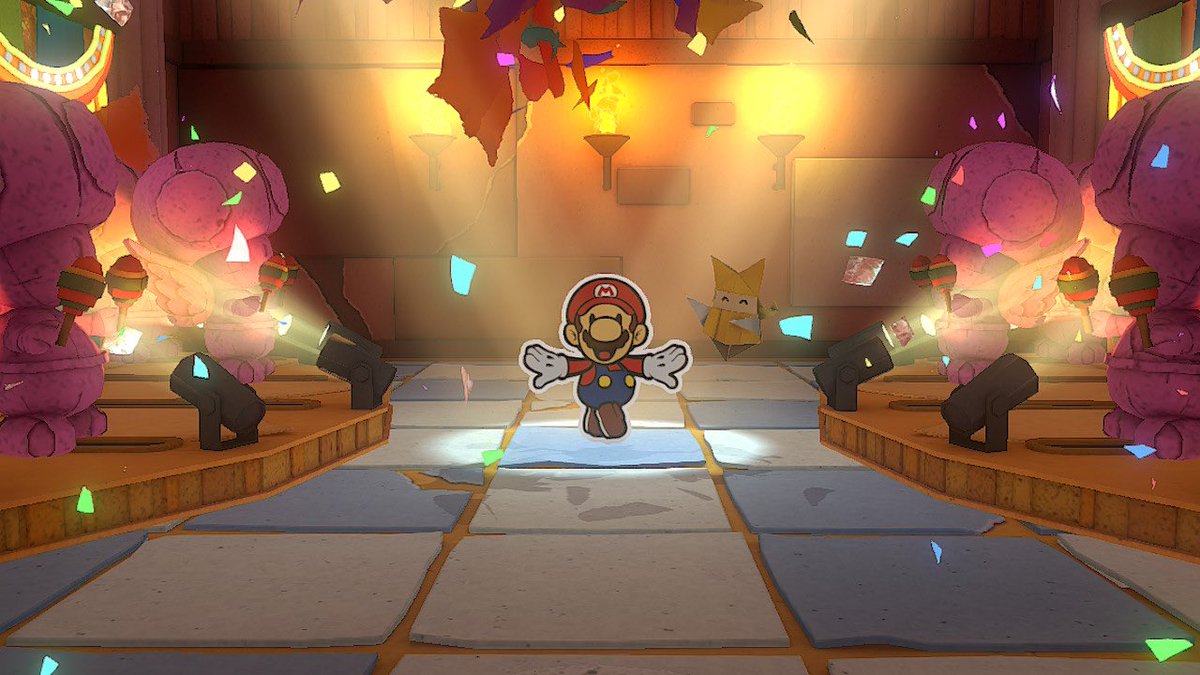 EBTempest's tweet photo. Somebody please talk to me about Origami King I need to gush about this game https://t.co/hLh6RjCzBR