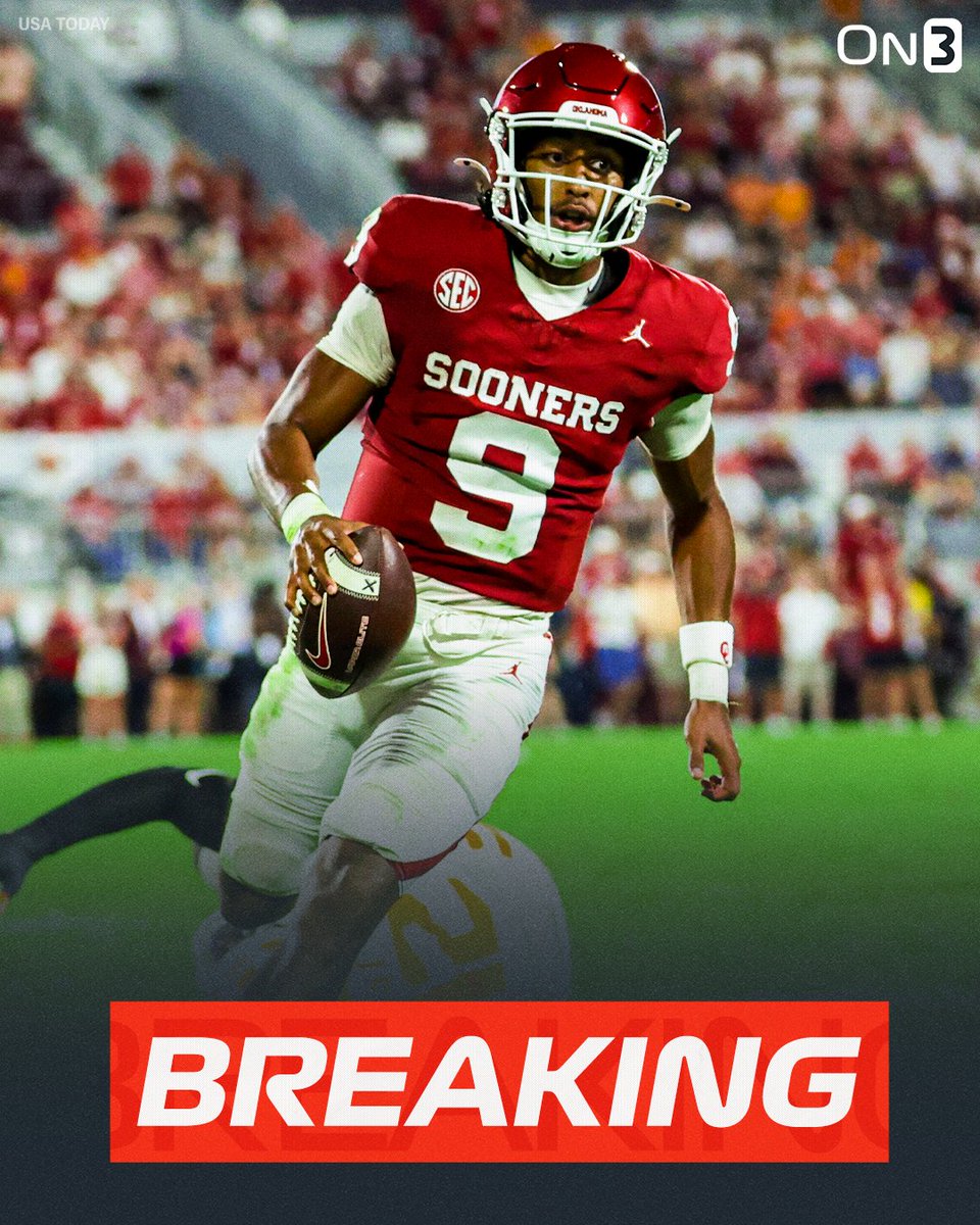 BREAKING: Brent Venables announces true freshman QB Michael Hawkins will start over Jackson Arnold against Auburn.

on3.com/news/jackson-a…