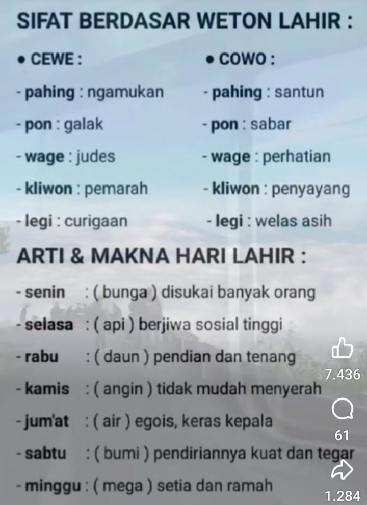 NPingitz's tweet photo. Happy Tuesday
Have a nice today
.
Kalian yang mana ??
Semua neptu g da yg baek buat cwe 😅 🤦 🙉
#neptu https://t.co/SCvEtPTY1Z
