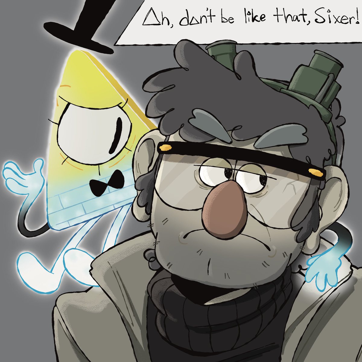 UGH this guy again… #GravityFalls #GravityFallsGHAU 
fanart for the epic <a href="/Im_WetGymSocks/">Charles (hlvrai pilled)</a> (hiiii *shy)
*ignore the lighting idk how to draw
i hope this is lore accurate..
