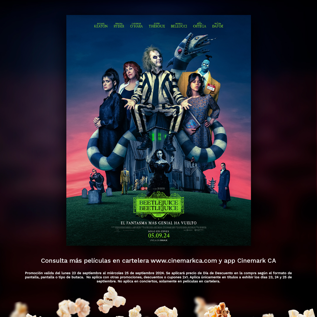 ElMundoSV's tweet photo. #CineDEM | 🎟️✨ ¡#Cinemark tiene el mejor plan para este 23, 24 y 25 de septiembre! 🤩🥳 Ven a disfrutar la #FiestaDelCine a Cinemark, y aprovecha los mejores descuentos en taquilla y en dulcería. 🍿🍫#Dulcería https://t.co/3dvcYkfmjy