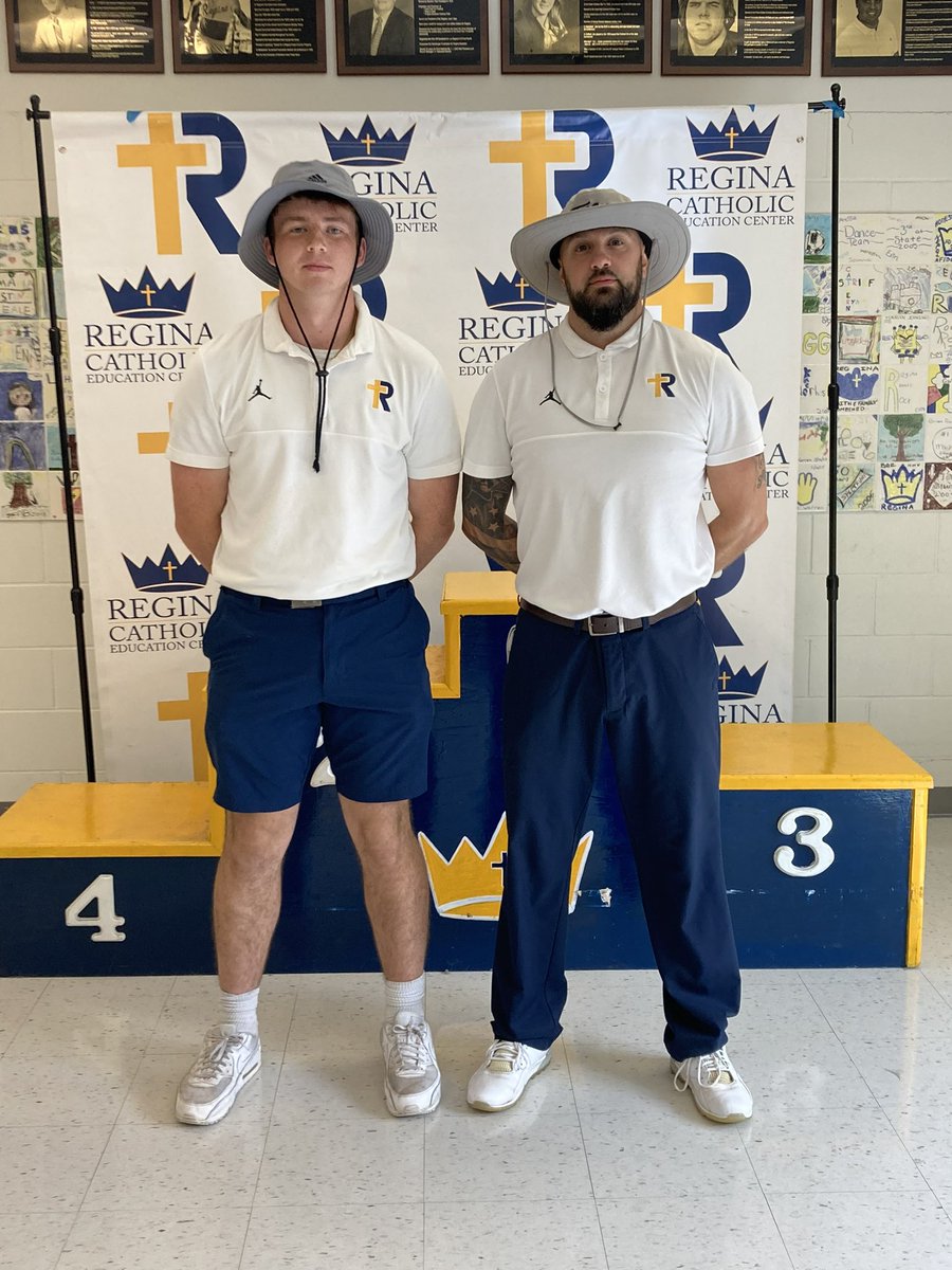 Senior Noah Clark and our Assistant Coach Caleb Lewis <a href="/cmolewis7/">Caleb Lewis</a> crushed twin day to kick off homecoming week! #GoRegals