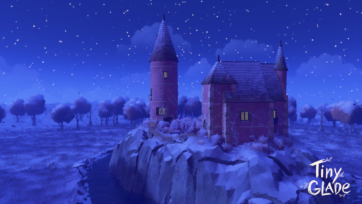 BraveryGS's tweet photo. Here is my first creation for #TinyGlade 

It's humble, but the prompt of Castle on a Clift was really nice :D

 #TinyDaily https://t.co/bDGAJc2p6V
