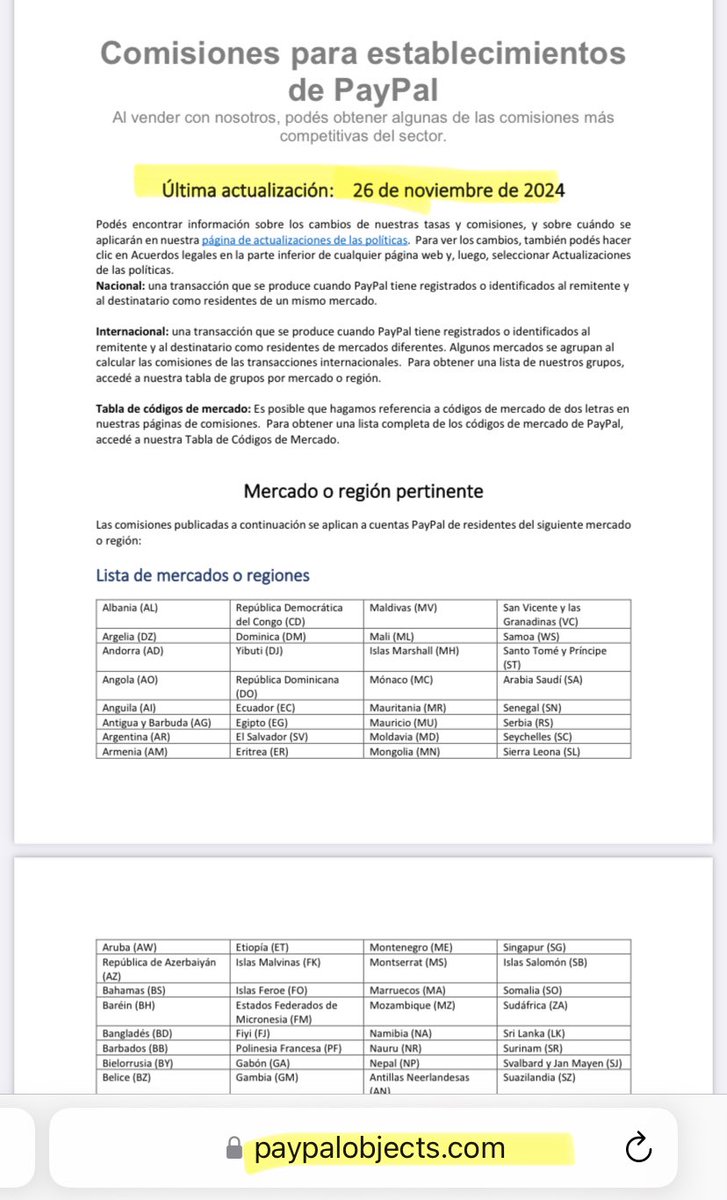 Sabrinatzamora's tweet photo. @PayPal @AskPayPal ¿Como así si todavía no es esa fecha? Para tratarse de información actual sobre cobros y obligaciones en su favor me parecen muy irresponsable. https://t.co/uTjAeZlSsU
